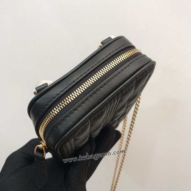 Burberry專門店新款絎縫手機包 巴寶莉Lola蘿拉收納袋鏈條小挎包 yxb1079